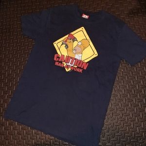 2011 The simpsons Homer men at work Tee